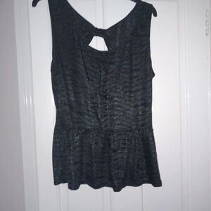 Elegant Black Sleeveless Top